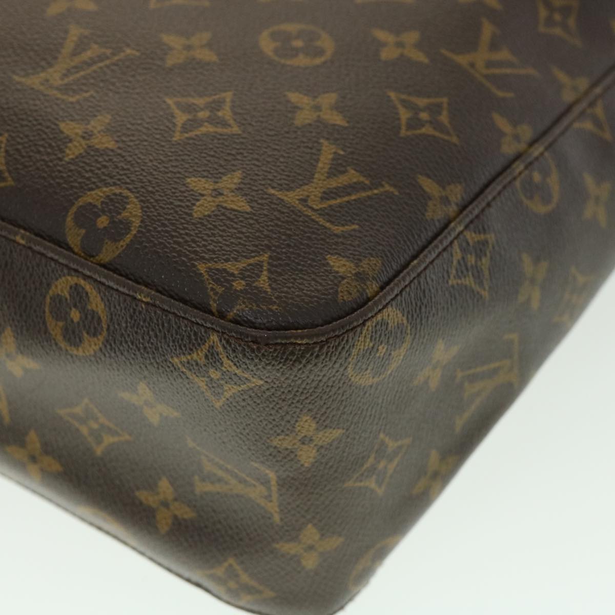 LOUIS VUITTON Monogram Looping GM Shoulder Bag M51145 LV Auth cl148