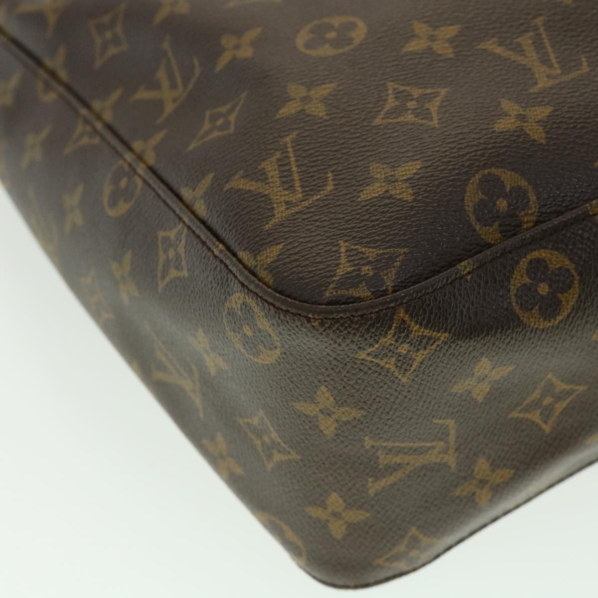 LOUIS VUITTON Monogram Looping GM Shoulder Bag M51145 LV Auth cl148