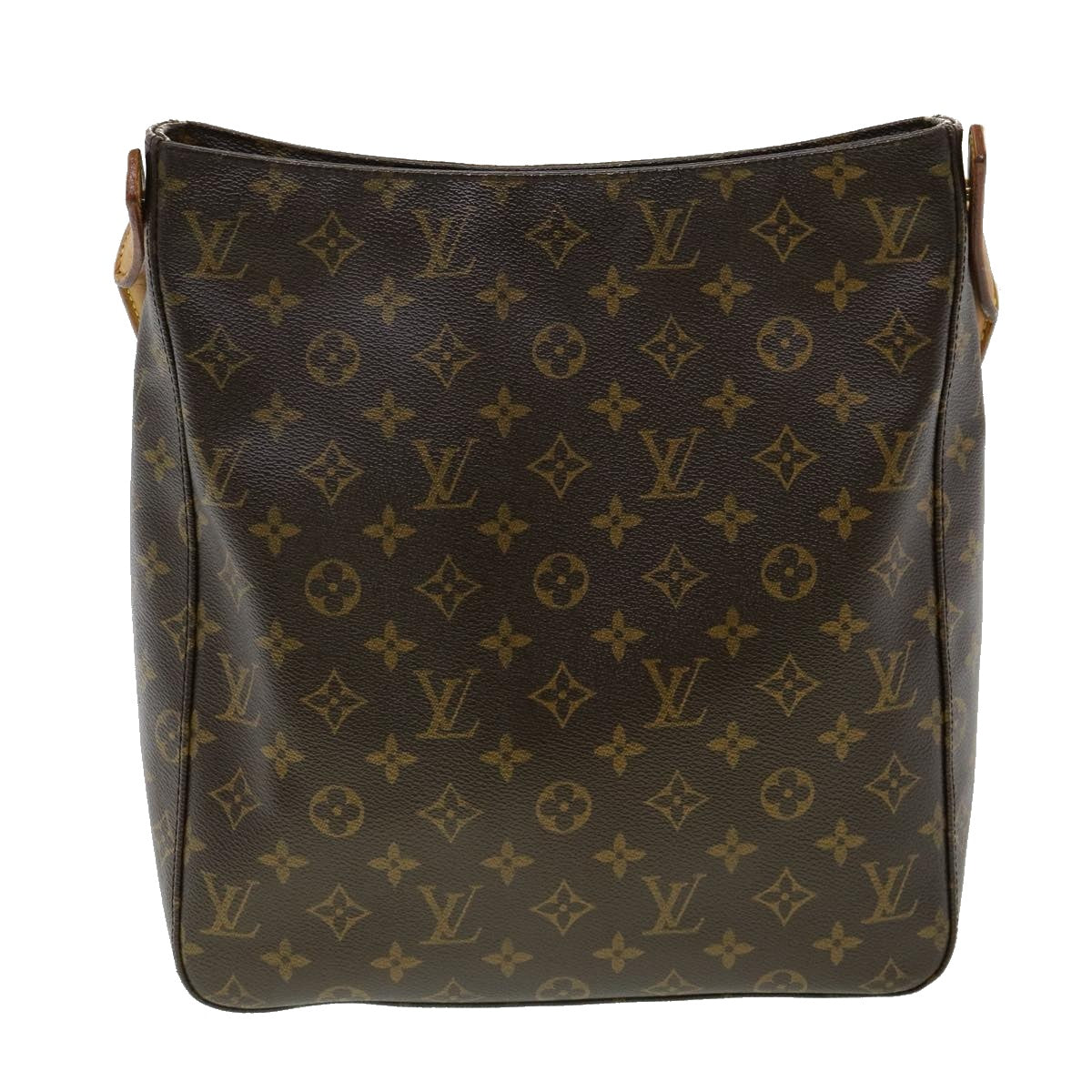 LOUIS VUITTON Monogram Looping GM Shoulder Bag M51145 LV Auth cl148