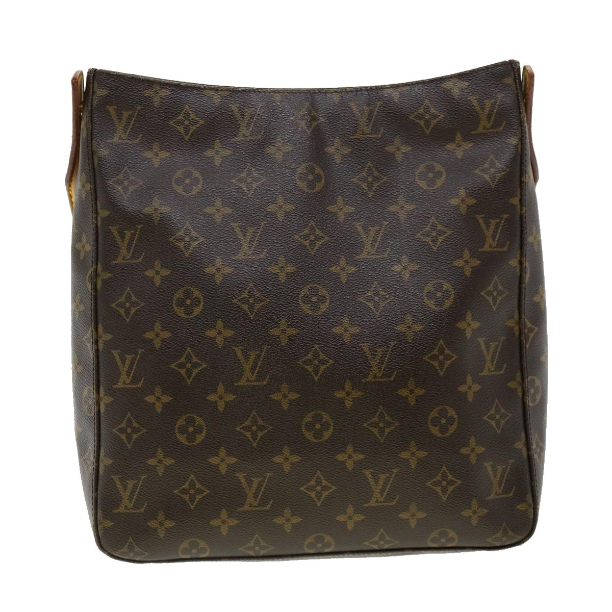 LOUIS VUITTON Monogram Looping GM Shoulder Bag M51145 LV Auth cl148