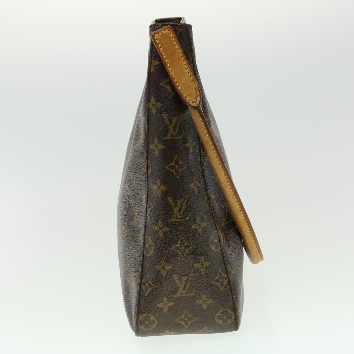 LOUIS VUITTON Monogram Looping GM Shoulder Bag M51145 LV Auth cl148