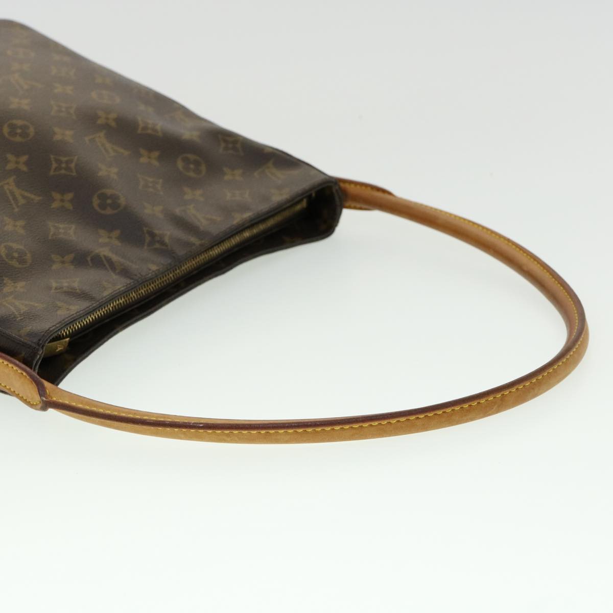 LOUIS VUITTON Monogram Looping GM Shoulder Bag M51145 LV Auth cl148