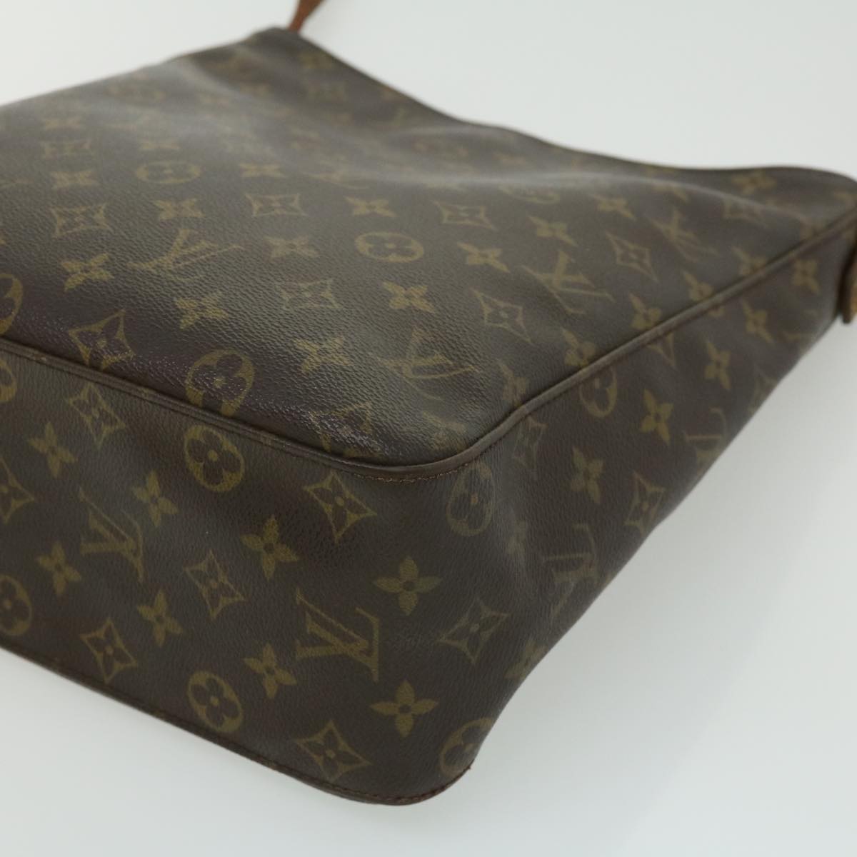 LOUIS VUITTON Monogram Looping GM Shoulder Bag M51145 LV Auth cl156