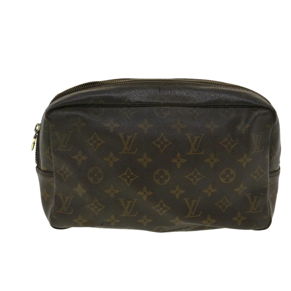 LOUIS VUITTON Monogram Trousse Toilette 28 Clutch Bag M47522 LV Auth cl157