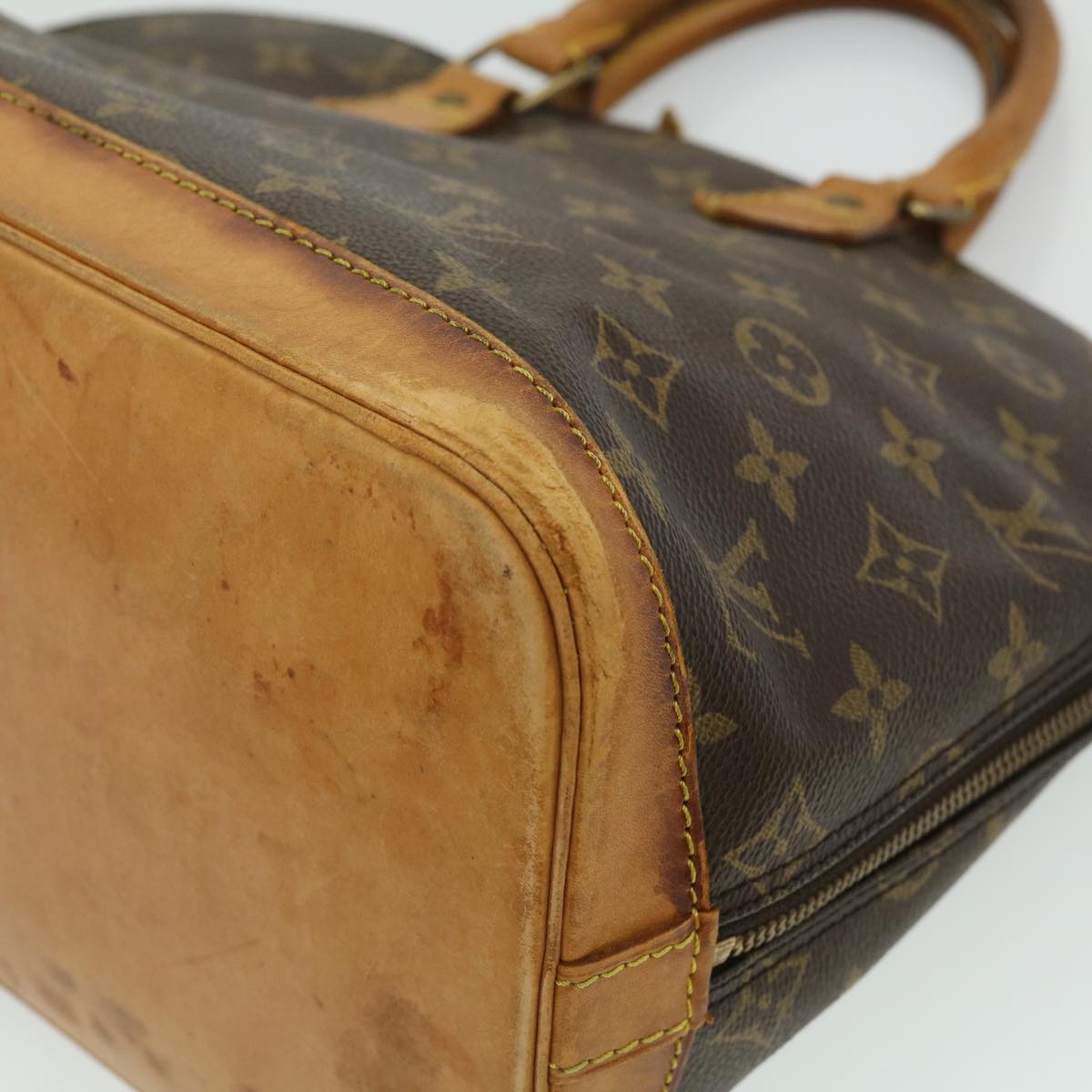 LOUIS VUITTON Monogram Alma Hand Bag M51130 LV Auth cl168