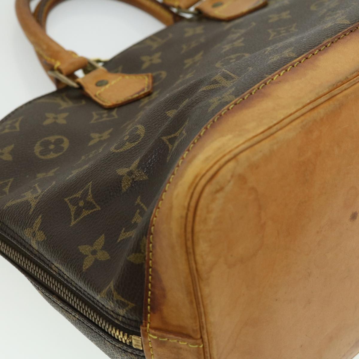 LOUIS VUITTON Monogram Alma Hand Bag M51130 LV Auth cl168