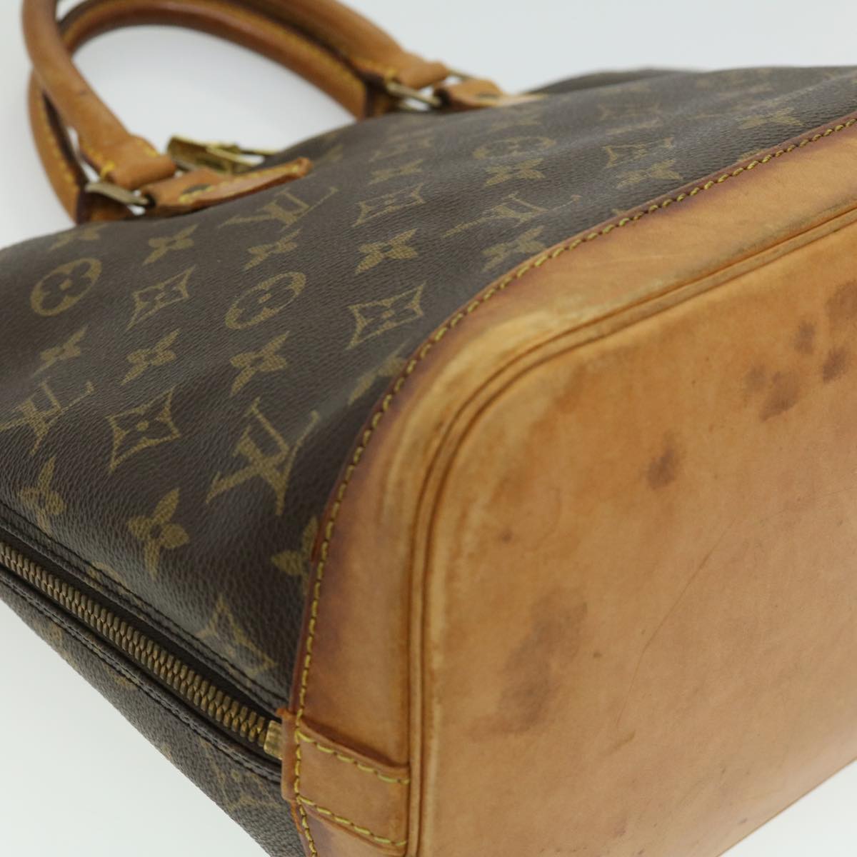 LOUIS VUITTON Monogram Alma Hand Bag M51130 LV Auth cl168