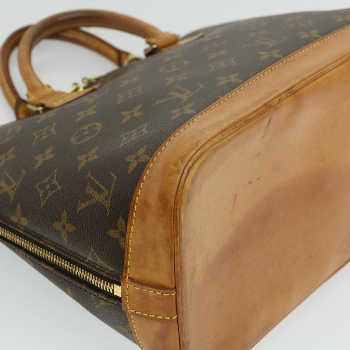 LOUIS VUITTON Monogram Alma Hand Bag M51130 LV Auth cl169