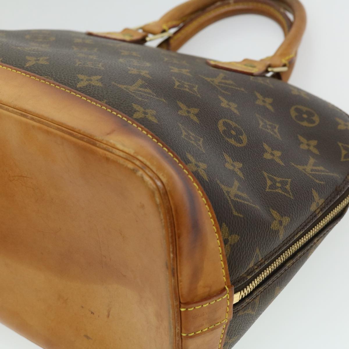 LOUIS VUITTON Monogram Alma Hand Bag M51130 LV Auth cl169