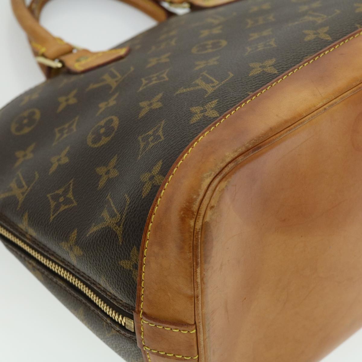 LOUIS VUITTON Monogram Alma Hand Bag M51130 LV Auth cl169