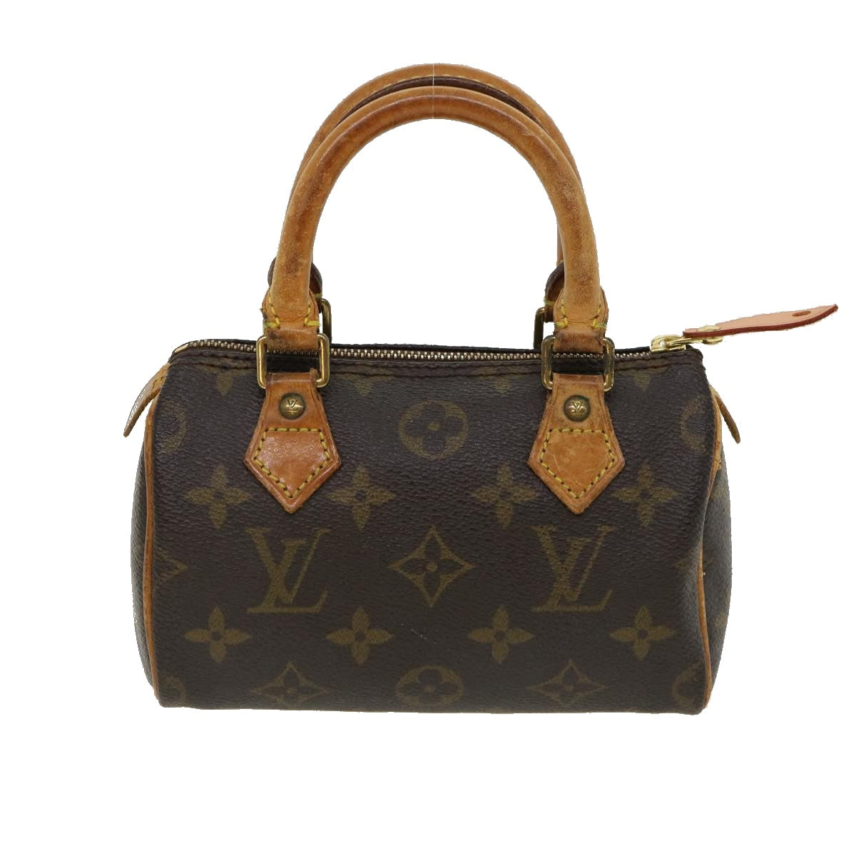 LOUIS VUITTON Monogram Mini Speedy Hand Bag 2way M41534 LV Auth cl173