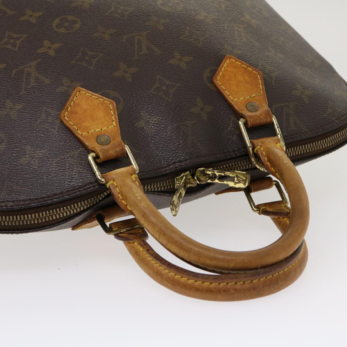 LOUIS VUITTON Monogram Alma Hand Bag M51130 LV Auth cl194