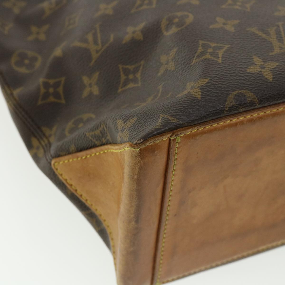 LOUIS VUITTON Monogram Cabas Piano Tote Bag M51148 LV Auth cl201