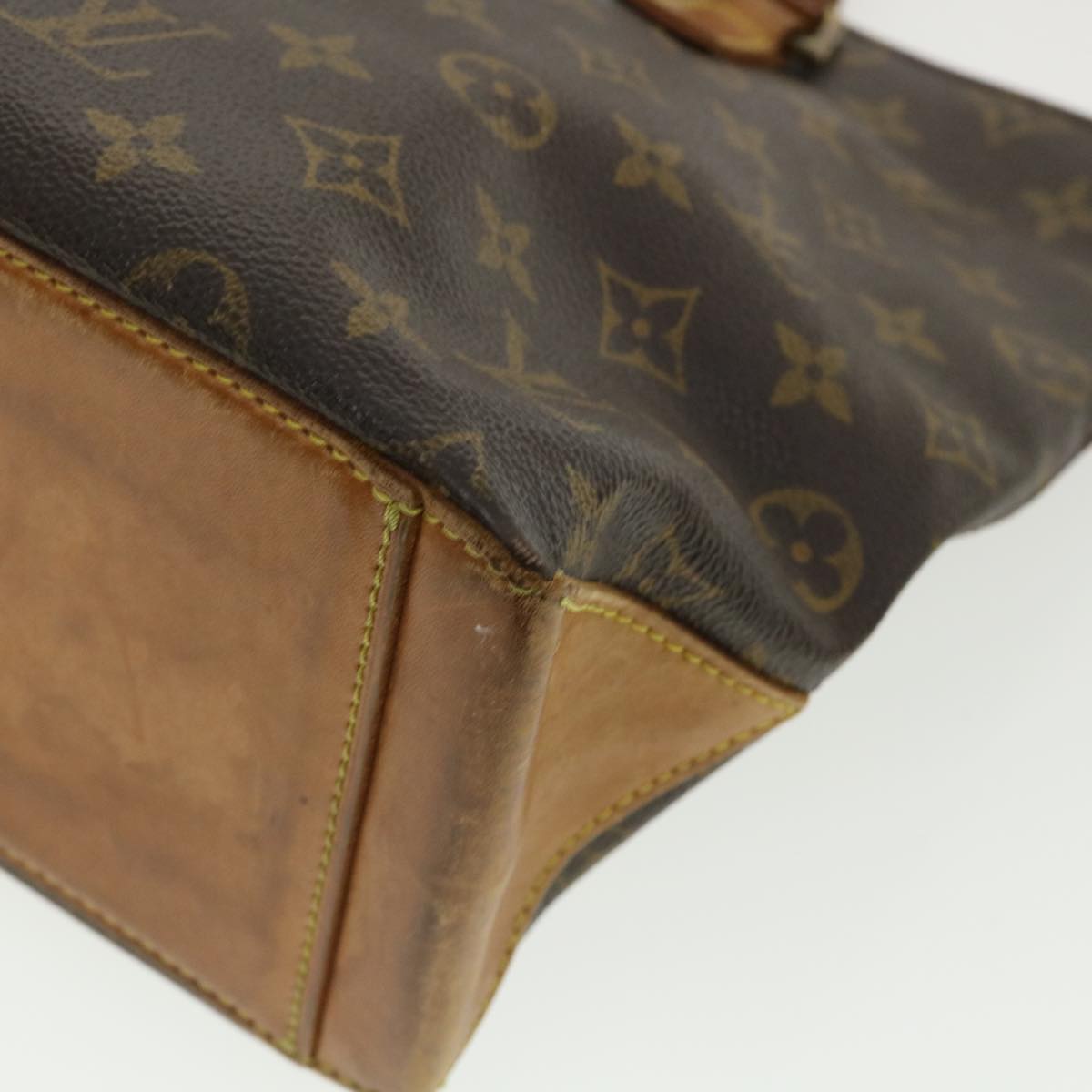 LOUIS VUITTON Monogram Cabas Piano Tote Bag M51148 LV Auth cl201