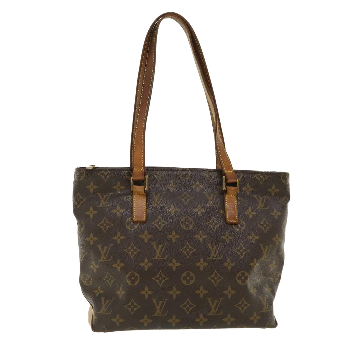 LOUIS VUITTON Monogram Cabas Piano Tote Bag M51148 LV Auth cl201