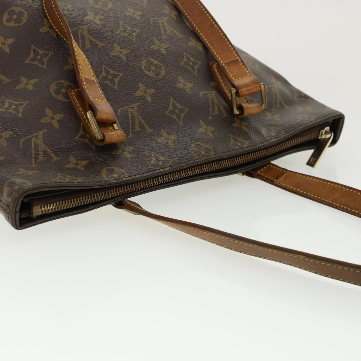 LOUIS VUITTON Monogram Cabas Piano Tote Bag M51148 LV Auth cl201