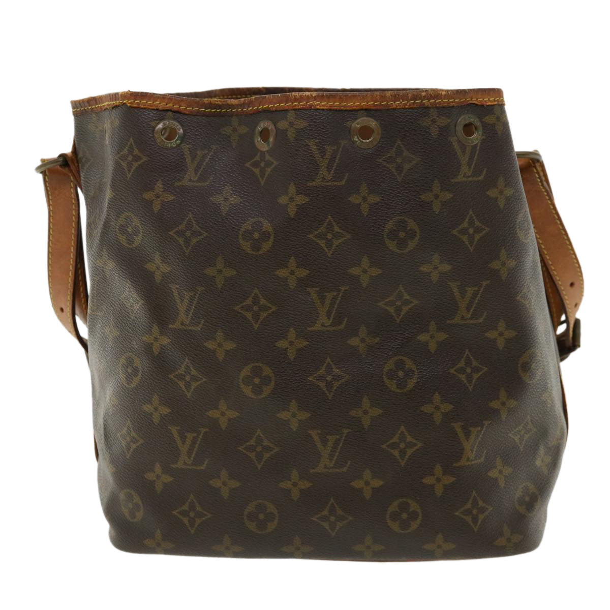 LOUIS VUITTON Monogram Petit Noe Shoulder Bag M42226 LV Auth cl203