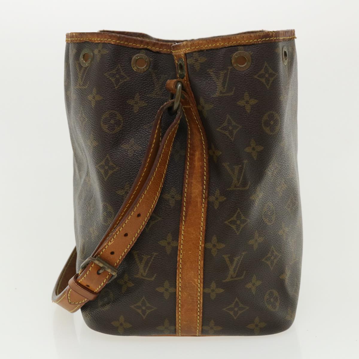 LOUIS VUITTON Monogram Petit Noe Shoulder Bag M42226 LV Auth cl203