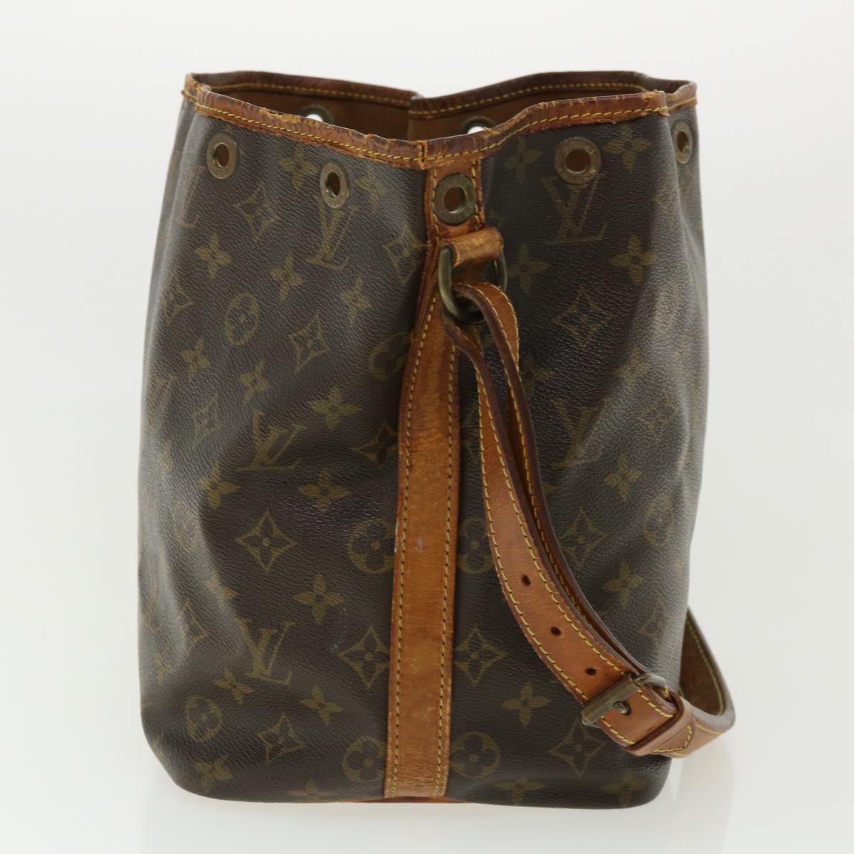 LOUIS VUITTON Monogram Petit Noe Shoulder Bag M42226 LV Auth cl203