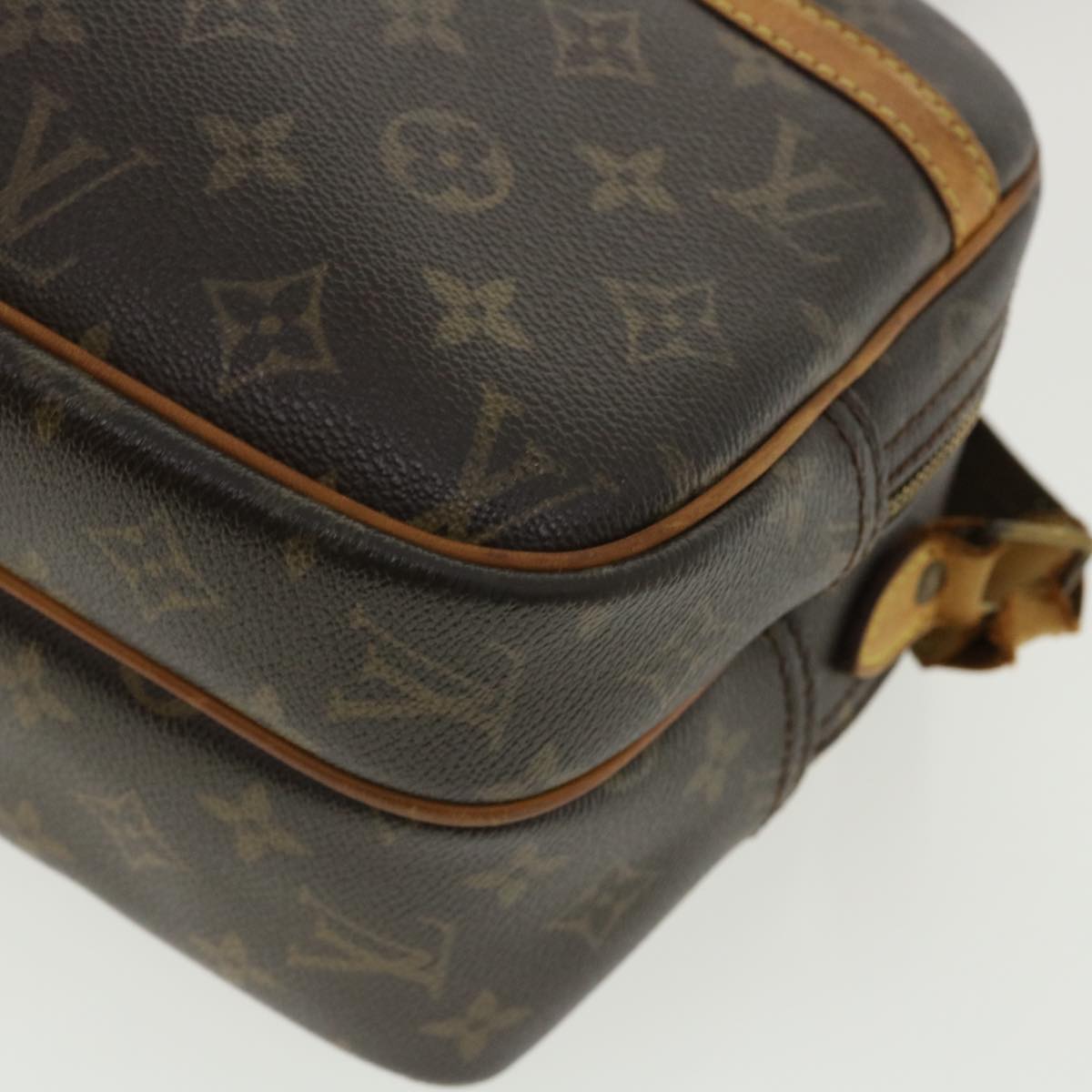 LOUIS VUITTON Monogram Reporter PM Shoulder Bag M45254 LV Auth cl212