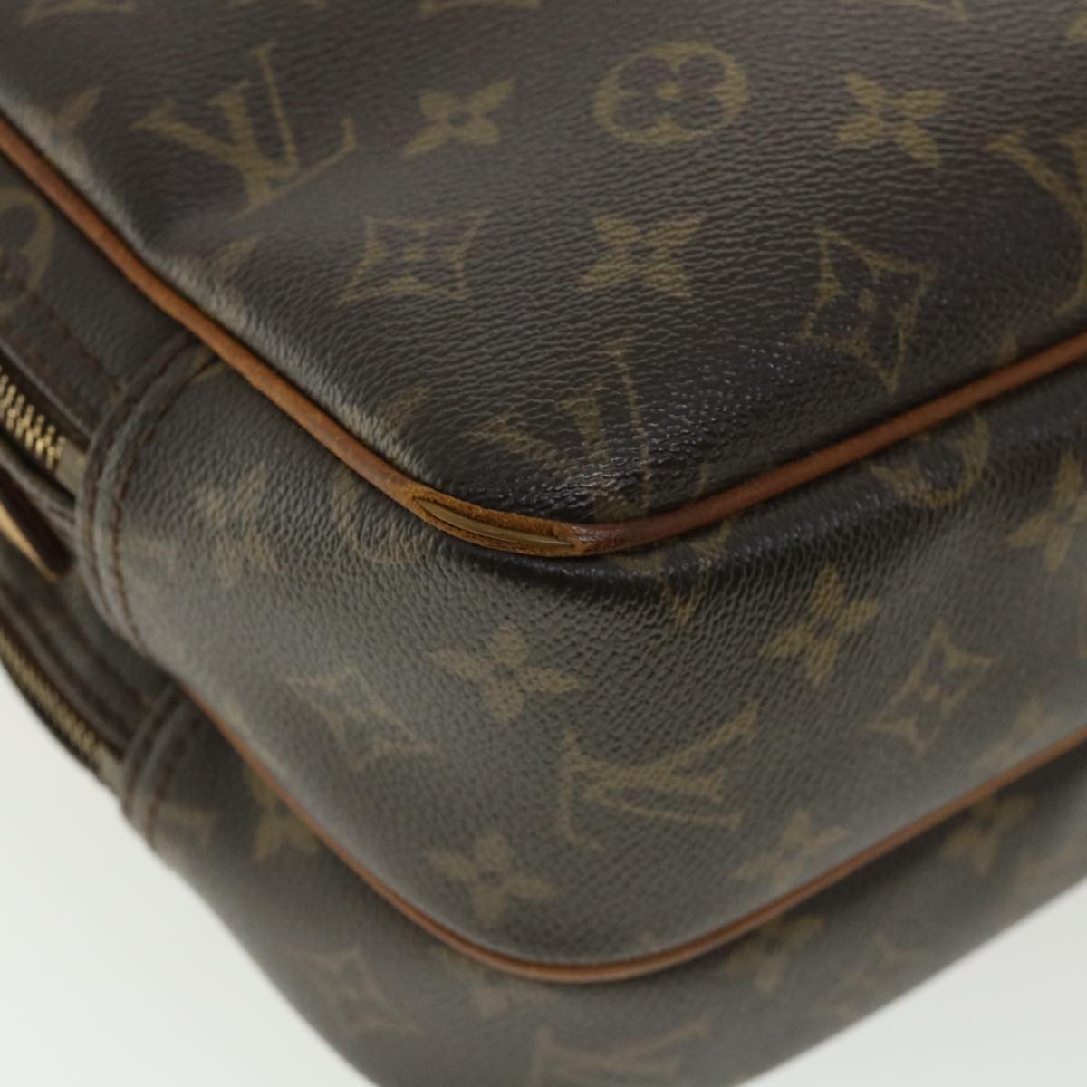 LOUIS VUITTON Monogram Reporter PM Shoulder Bag M45254 LV Auth cl212