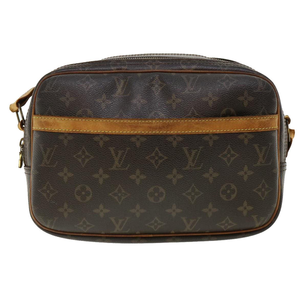 LOUIS VUITTON Monogram Reporter PM Shoulder Bag M45254 LV Auth cl212