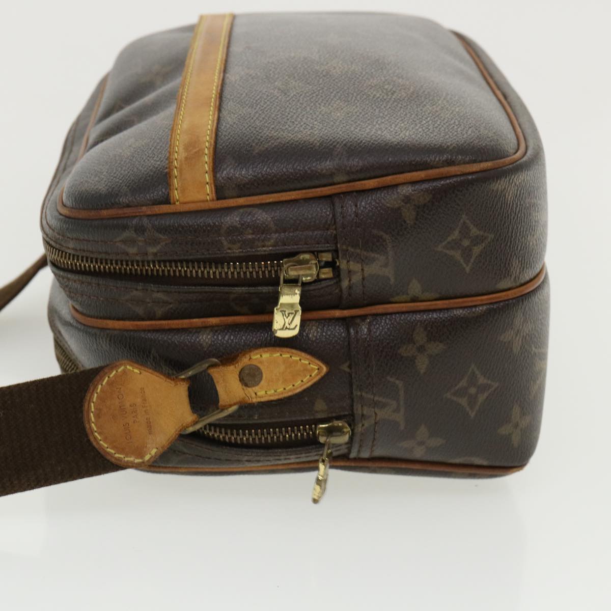 LOUIS VUITTON Monogram Reporter PM Shoulder Bag M45254 LV Auth cl212