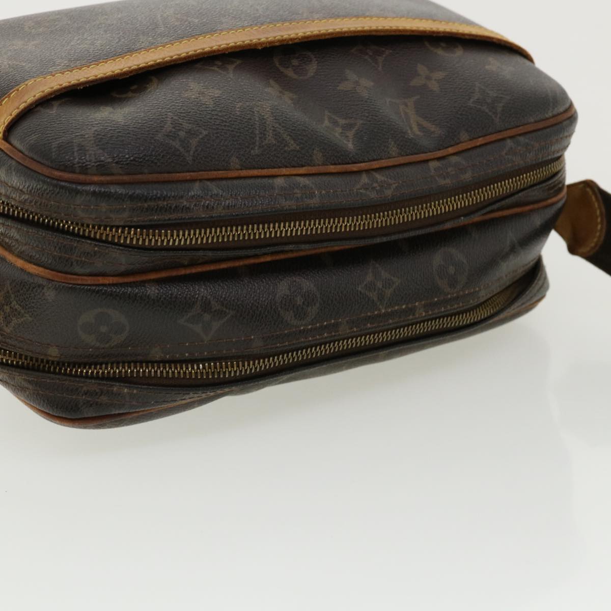 LOUIS VUITTON Monogram Reporter PM Shoulder Bag M45254 LV Auth cl212