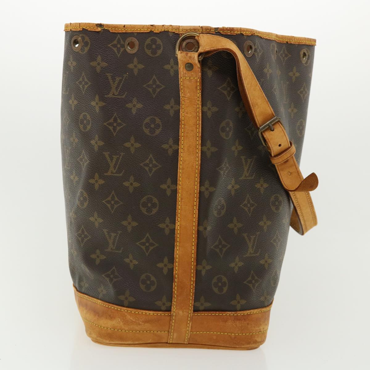 LOUIS VUITTON Monogram Noe Shoulder Bag M42224 LV Auth cl218