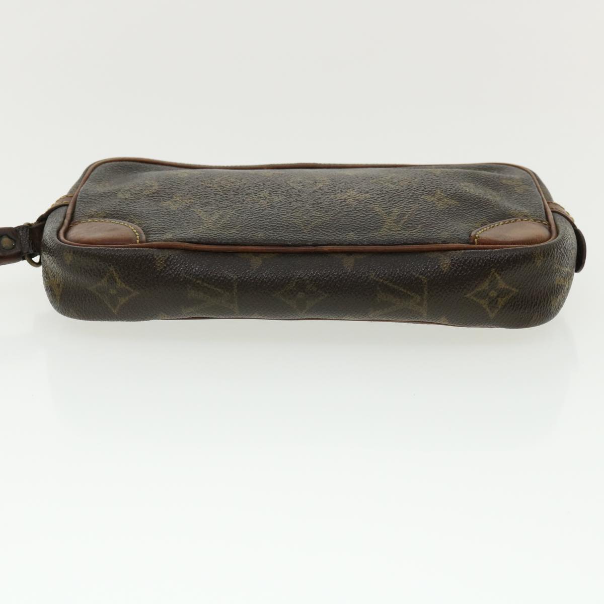 LOUIS VUITTON Monogram Marly Dragonne PM Clutch Bag M51827 LV Auth cl241