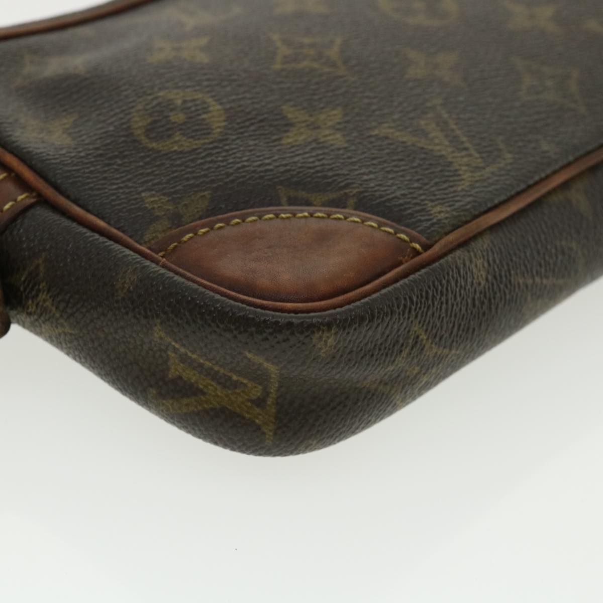 LOUIS VUITTON Monogram Marly Dragonne PM Clutch Bag M51827 LV Auth cl241