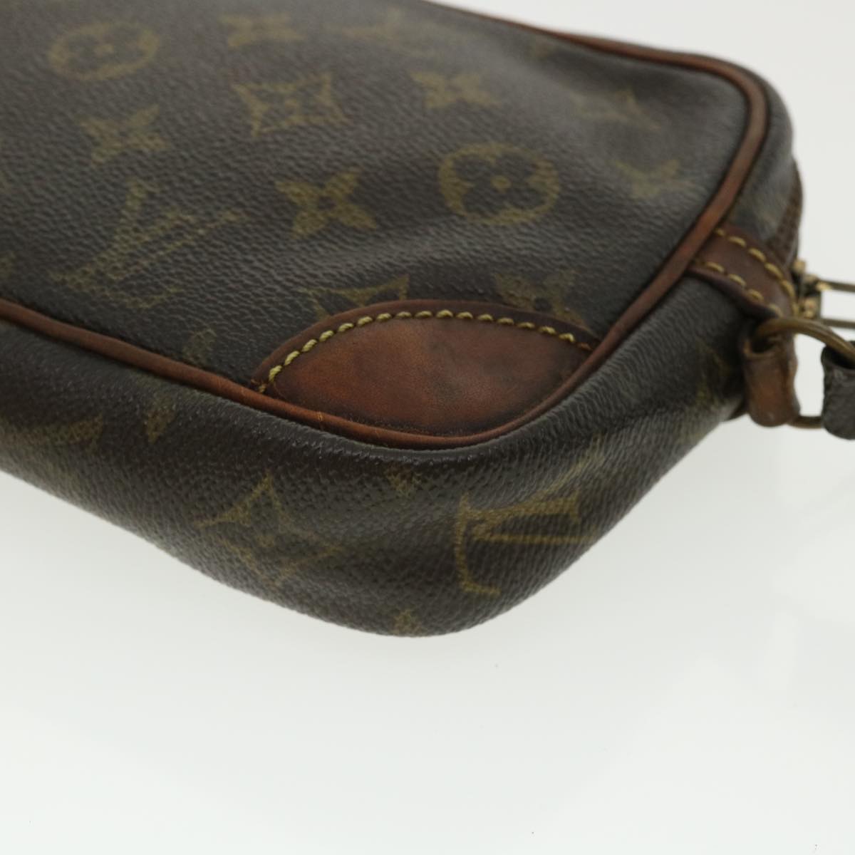 LOUIS VUITTON Monogram Marly Dragonne PM Clutch Bag M51827 LV Auth cl241