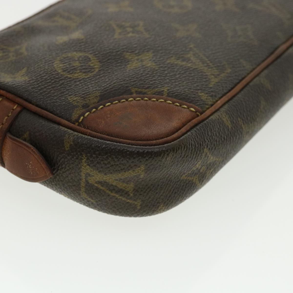 LOUIS VUITTON Monogram Marly Dragonne PM Clutch Bag M51827 LV Auth cl241