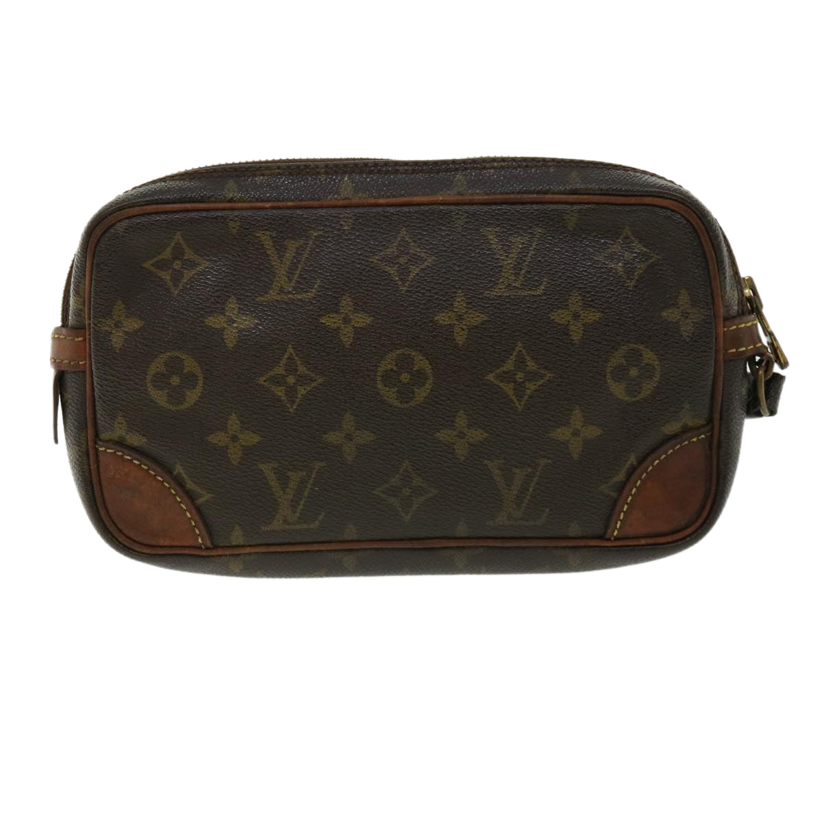 LOUIS VUITTON Monogram Marly Dragonne PM Clutch Bag M51827 LV Auth cl241 - 0