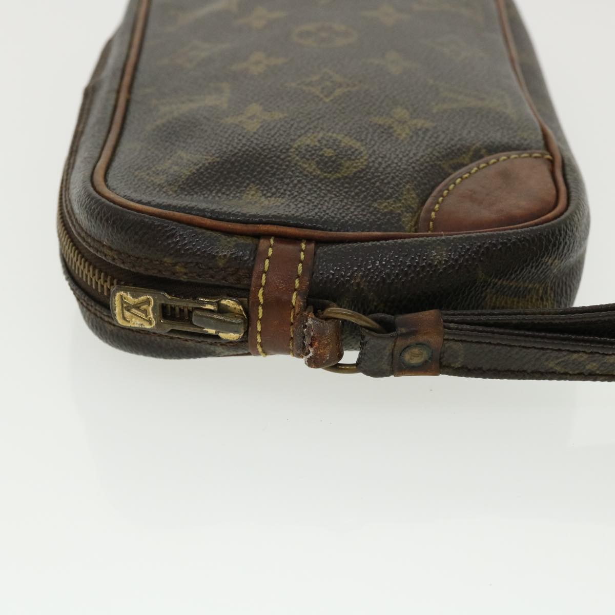 LOUIS VUITTON Monogram Marly Dragonne PM Clutch Bag M51827 LV Auth cl241