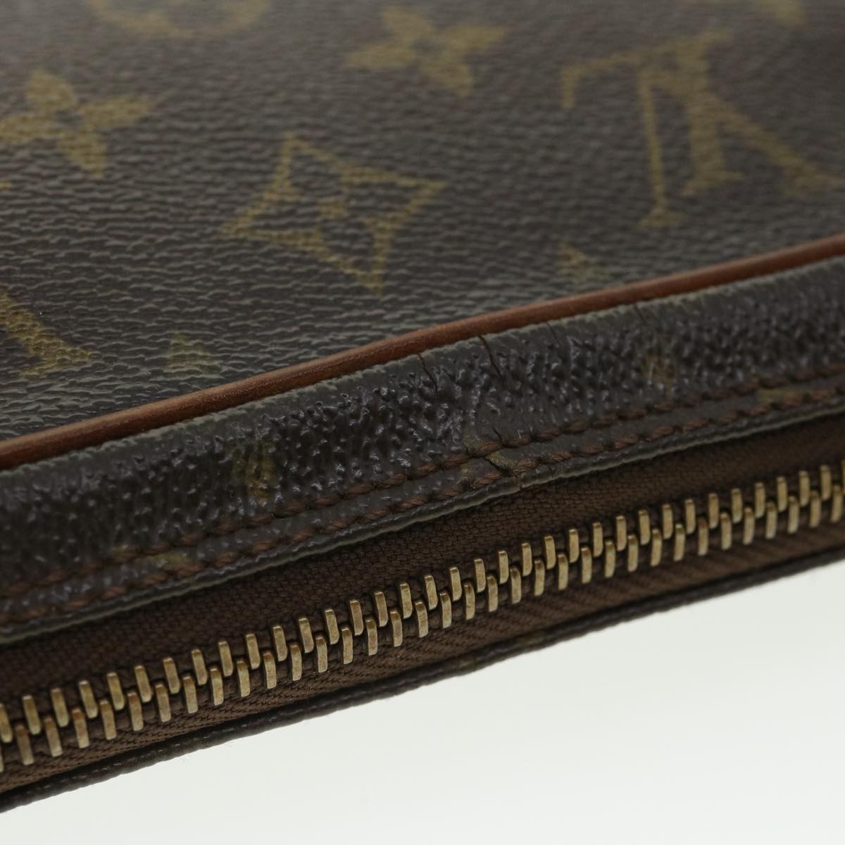 LOUIS VUITTON Monogram Marly Dragonne PM Clutch Bag M51827 LV Auth cl241