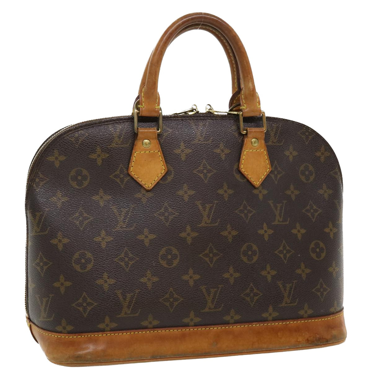 LOUIS VUITTON Monogram Alma Hand Bag M51130 LV Auth cl307