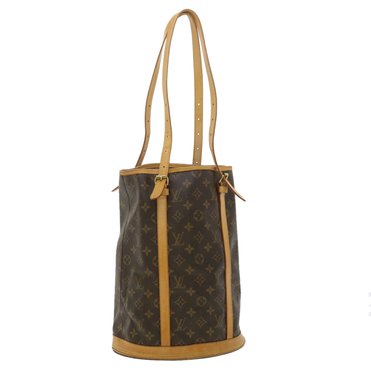 LOUIS VUITTON Monogram Bucket GM Shoulder Bag M42236 LV Auth cl321