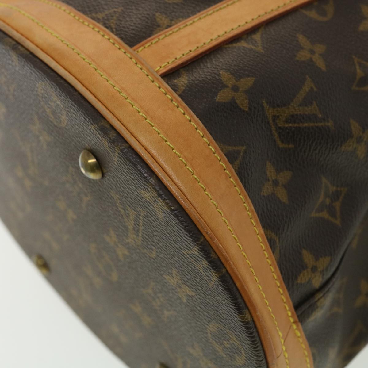 LOUIS VUITTON Monogram Bucket GM Shoulder Bag M42236 LV Auth cl321