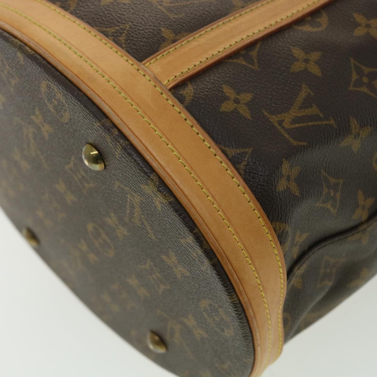 LOUIS VUITTON Monogram Bucket GM Shoulder Bag M42236 LV Auth cl321