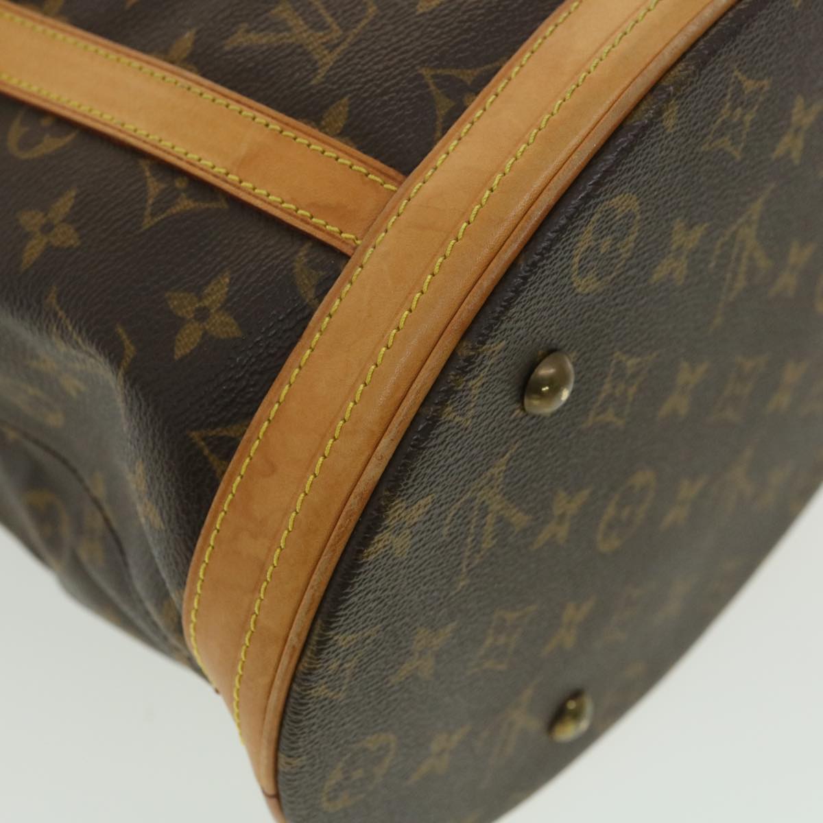 LOUIS VUITTON Monogram Bucket GM Shoulder Bag M42236 LV Auth cl321