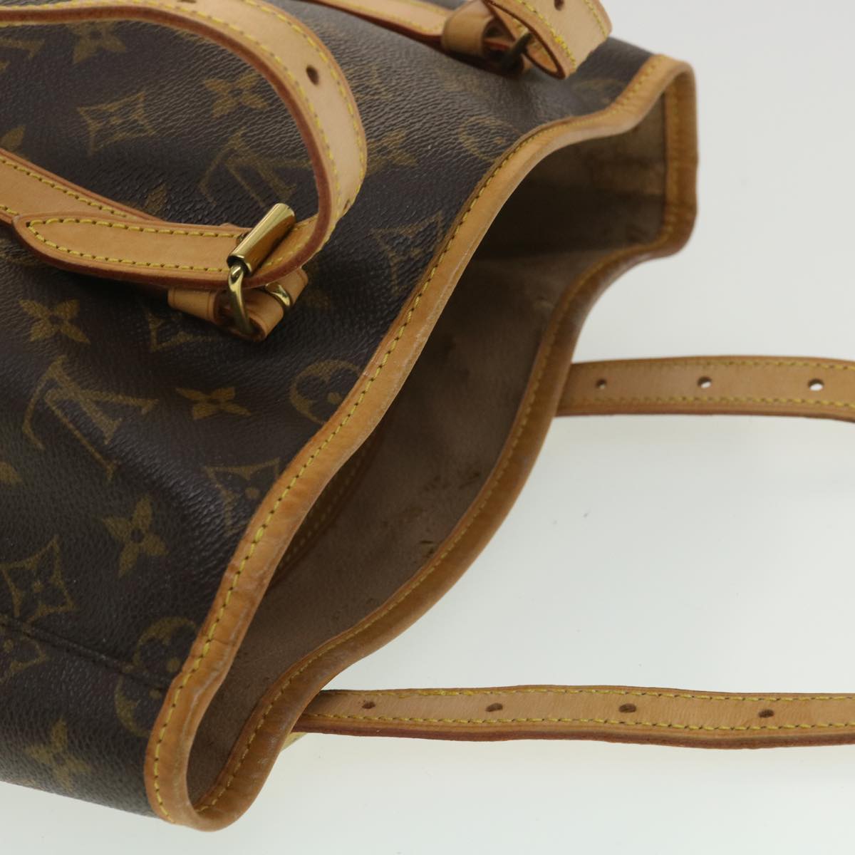 LOUIS VUITTON Monogram Bucket GM Shoulder Bag M42236 LV Auth cl321