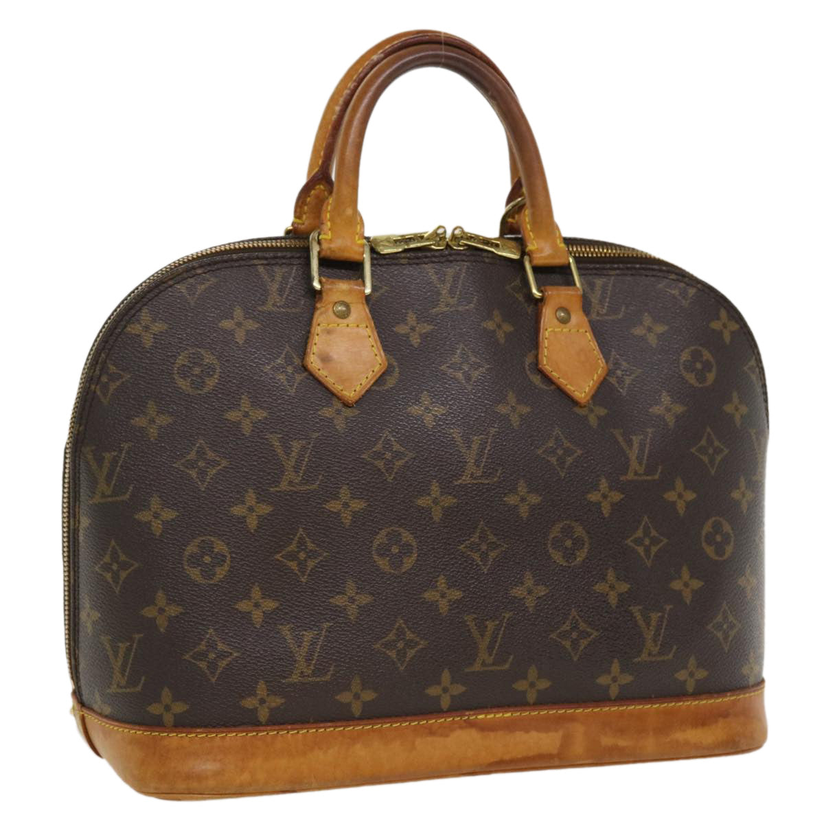 LOUIS VUITTON Monogram Alma Hand Bag M51130 LV Auth cl337