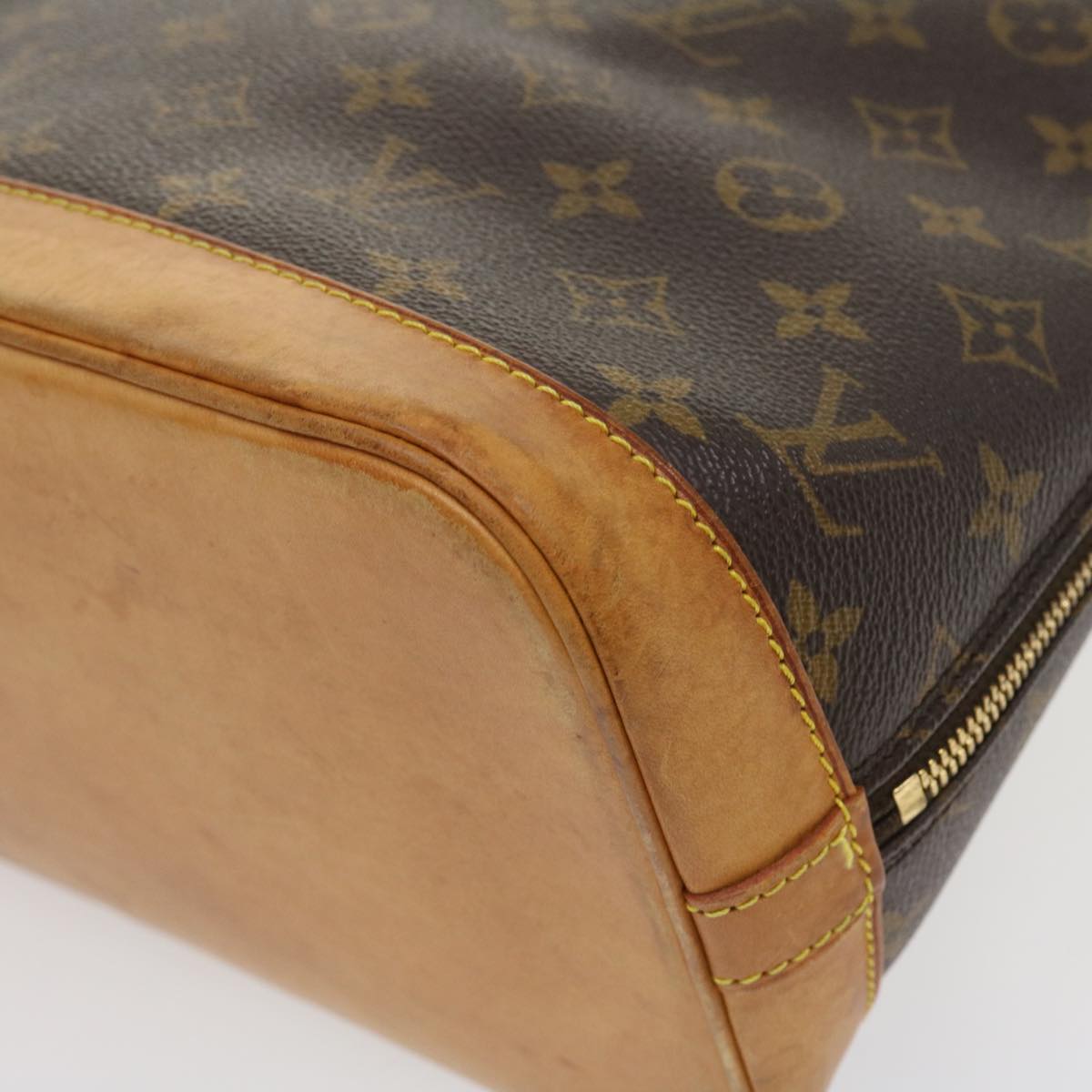 LOUIS VUITTON Monogram Alma Hand Bag M51130 LV Auth cl337