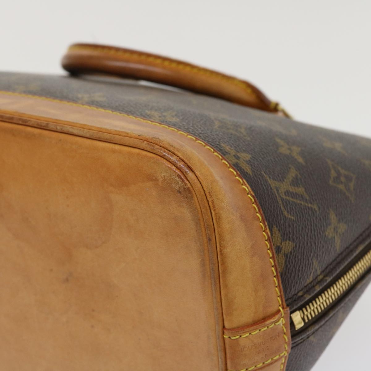 LOUIS VUITTON Monogram Alma Hand Bag M51130 LV Auth cl337