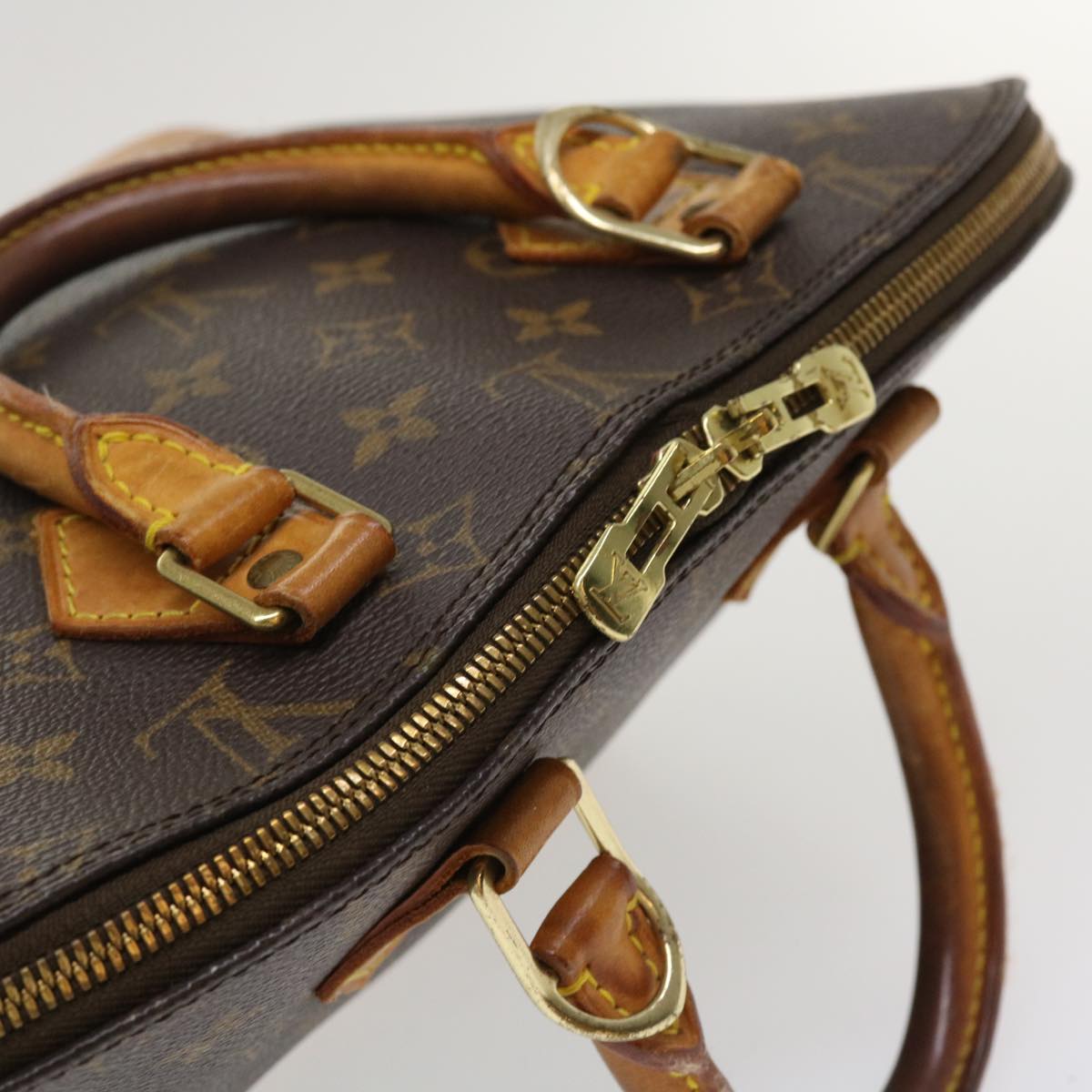 LOUIS VUITTON Monogram Alma Hand Bag M51130 LV Auth cl337