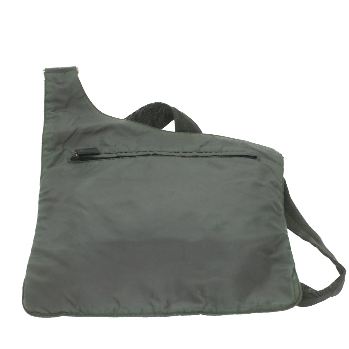 PRADA Shoulder Bag Nylon Green Auth cl345