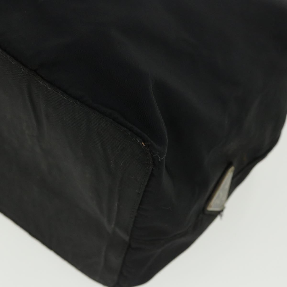 PRADA Hand Bag Nylon Black Auth cl361