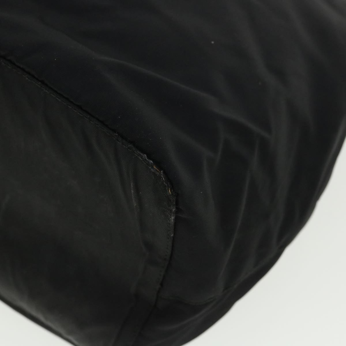 PRADA Hand Bag Nylon Black Auth cl361