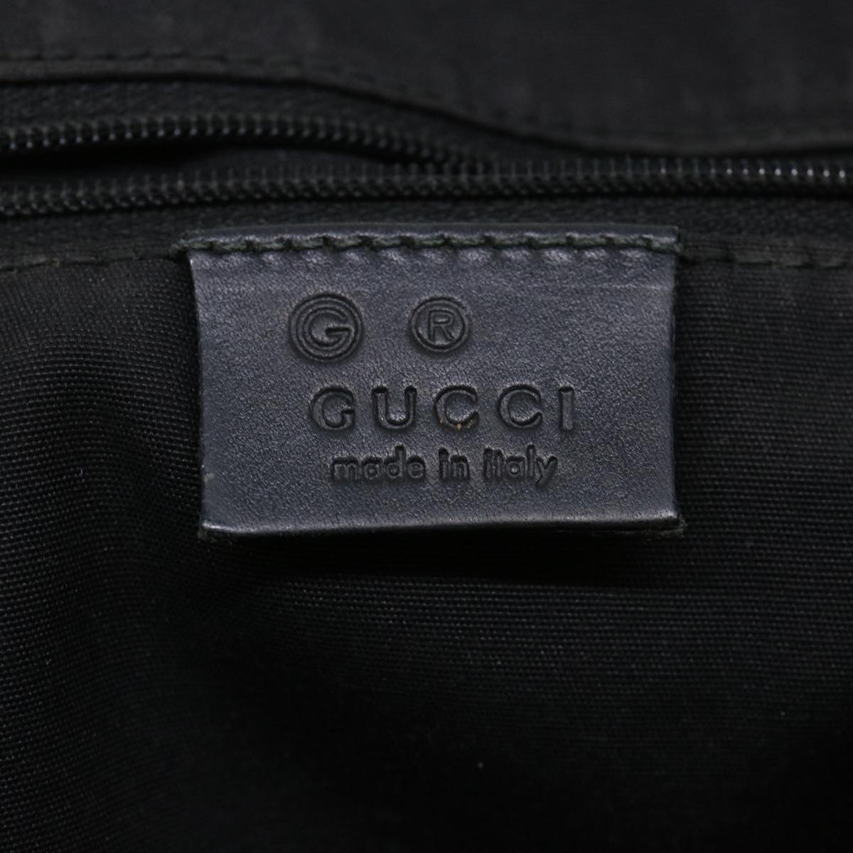 GUCCI GG Canvas Hand Bag Green 257249 Auth cl363